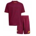 AS Roma Domáci Detský futbalový dres 2025-26 Krátky Rukáv (+ trenírky)